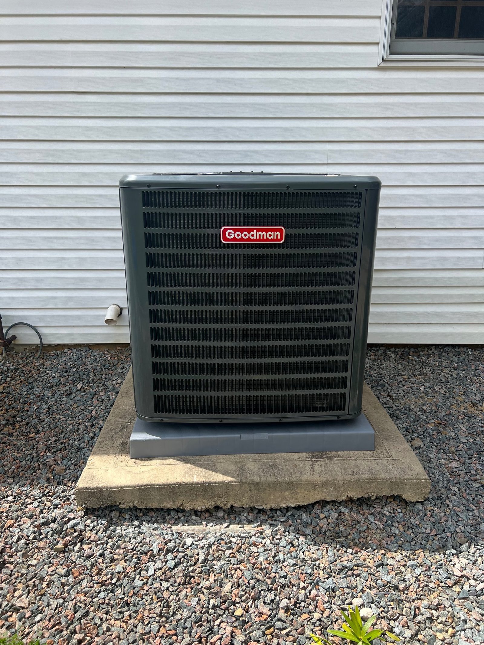 Clean outdoor unit installation